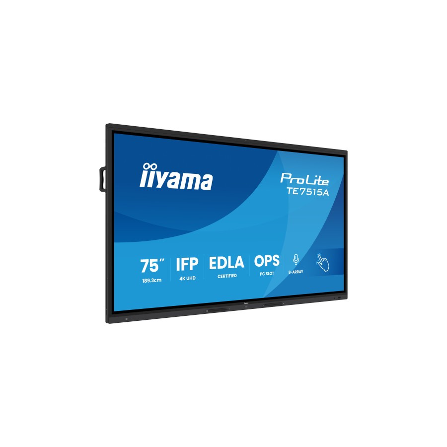 31033-PANTALLA INTERACTIVA 75" EDLA, ANDROID 14, 16/128GB UHD IPS, MM 2X 20W + 20W SUBWR, 2X HDMI, DP , 1X USB-C, 550C 31033-PANTALLA INTERACTIVA 75" EDLA, ANDROID 14, 16/128GB UHD IPS, MM 2X 20W + 20W SUBWR, 2X HDMI, DP , 1X USB-C, 550C