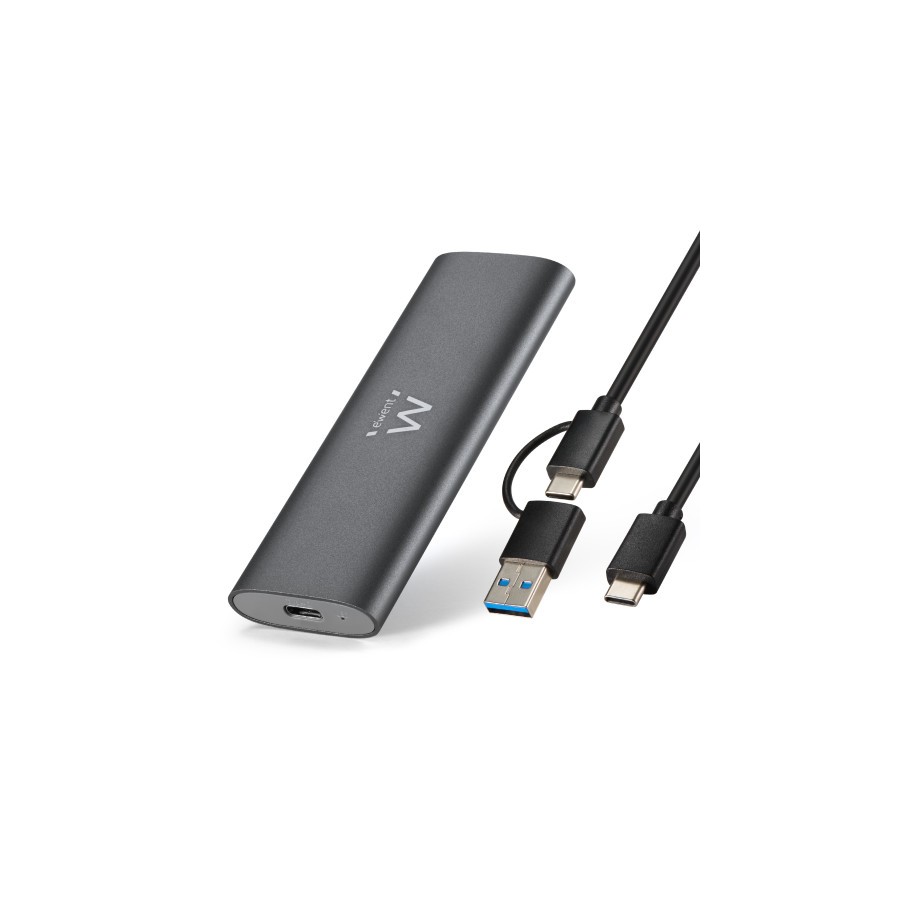 31055-Ewent EW7061 caja para disco duro externo Caja externa para unidad de estado solido (SSD) Gris Oscuro 31055-Ewent EW7061 caja para disco duro externo Caja externa para unidad de estado solido (SSD) Gris Oscuro