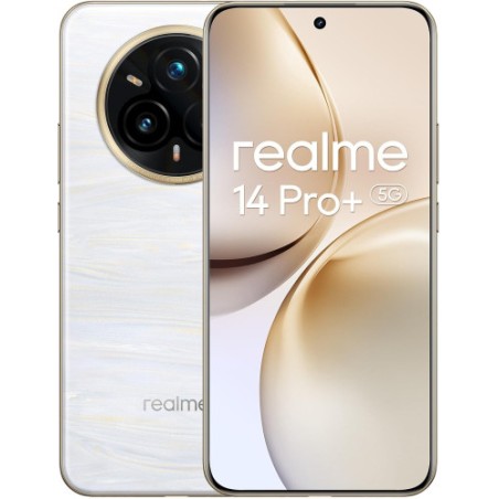 31063-REALME 14 PRO+ 5G 512GB 12GB PEARL WHITE INT NFC + SUPERVOOC 120W POWER ADAPTER WHITE
