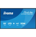 31129-MONITOR TACTIL IIYAMA 55" 3840X2160, UHD VA, 500CD/M2, HORIZ VERT,FAILOVER,MM 2X 10W, HDMI 3X, DP, DP-OUT, USB 2.0
