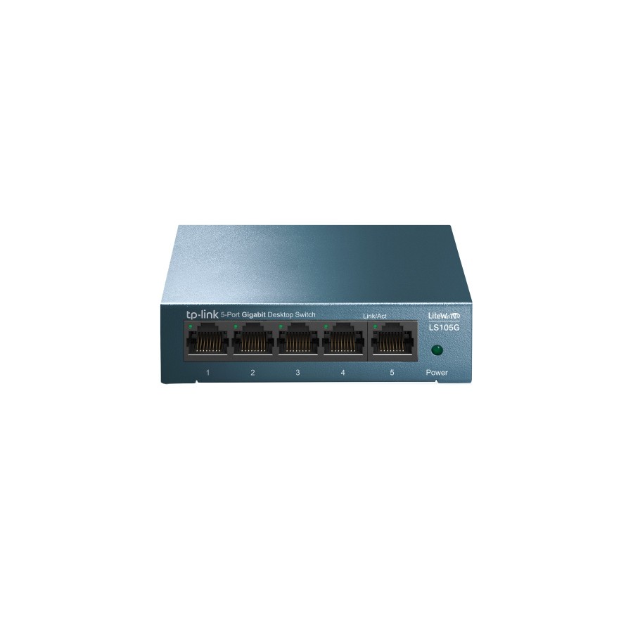 3128-TP-Link LS105G No administrado Gigabit Ethernet (10/100/1000) Azul