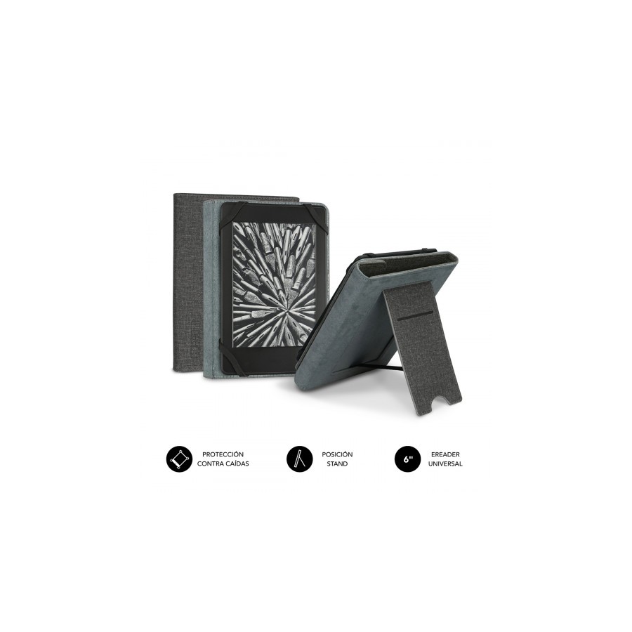31281-SUBBLIM FUNDA EBOOK CLEVER STAND 6´´ GREY