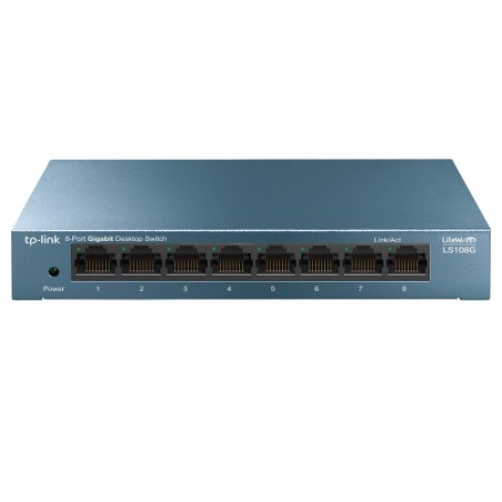 3130-TP-Link LS108G No administrado Gigabit Ethernet (10/100/1000) Azul
