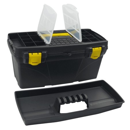 31345-CAJA SOSTENIBLE PARA HERRAMIENTAS 19X39X18CM PP NEGRO ARCHIVO 2000 CP14901139 NE