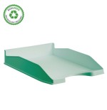 31387-BANDEJA APILABLE ECOGREEN 100% RECICLADO Y RECICLABLE VERDE PASTEL 345X255X60 MM ARCHIVO 2000 742 VE PS