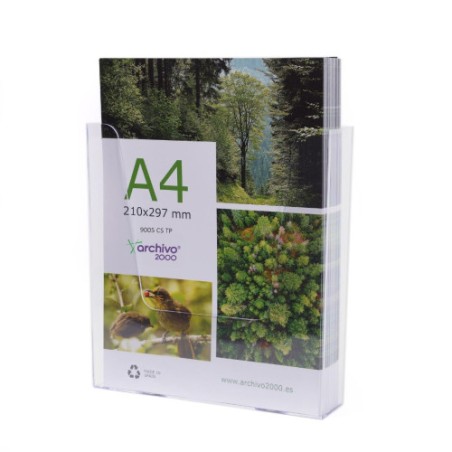 31394-PORTAFOLLETOS MURAL PREMIUM A4 VERTICAL 55x235x240MM ARCHIVO 2000 9005CSTP