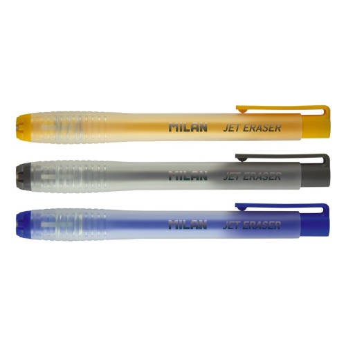 3145-PORTAGOMAS JET ERASER COLORES SURTIDOS MILAN 3026324