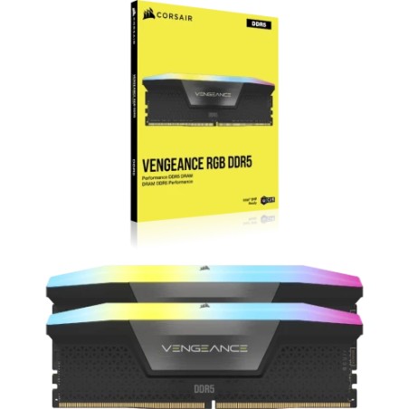 31594-Corsair Vengeance RGB CMH96GX5M2B6400C32 modulo de memoria 96 GB 2 x 48 GB DDR5 4800 MHz