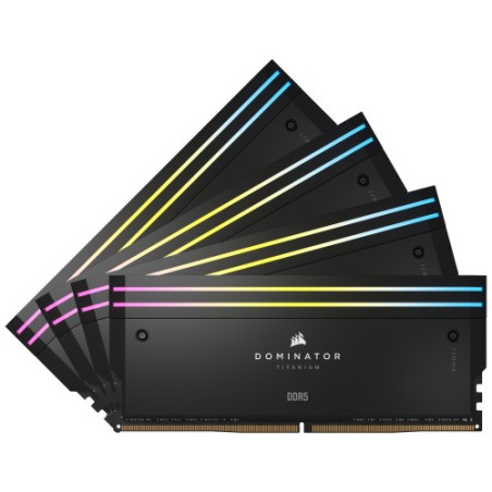 31654-Corsair Dominator Titanium CMP64GX5M4B6400C32 modulo de memoria 64 GB 4 x 16 GB DDR5 6400 MHz