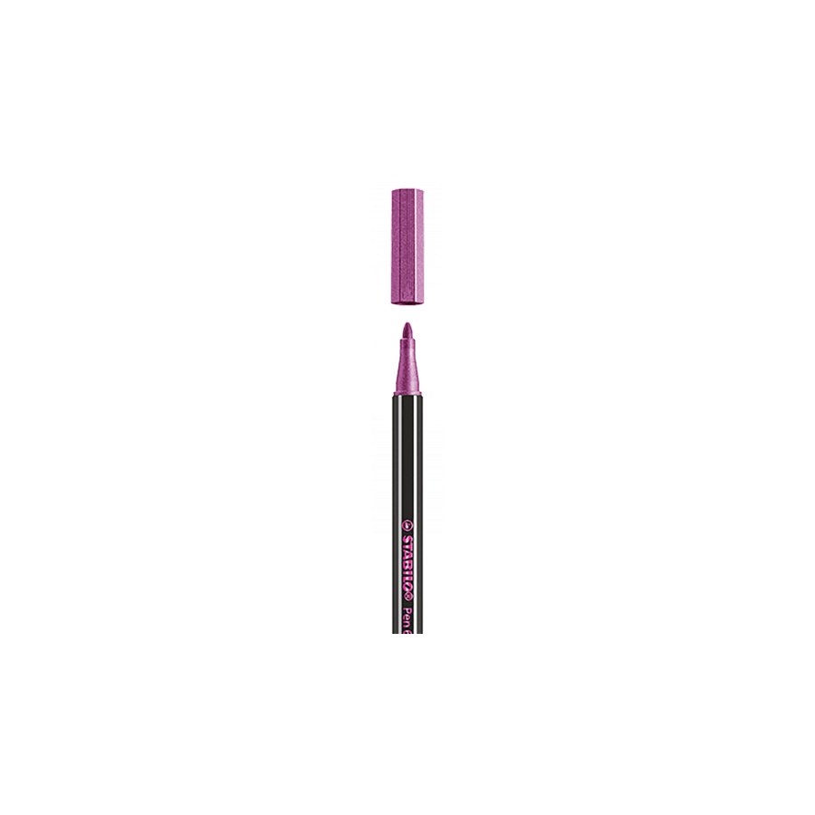 3191-ROTULADOR PUNTA 1,4 MM PEN 68 METALLIC ROSA STABILO 68/856