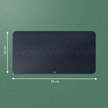 31913-ALFOMBRILLA DE SOBREMESA DE FIELTRO 70 X 36 CM, GRIS LEITZ 53830089