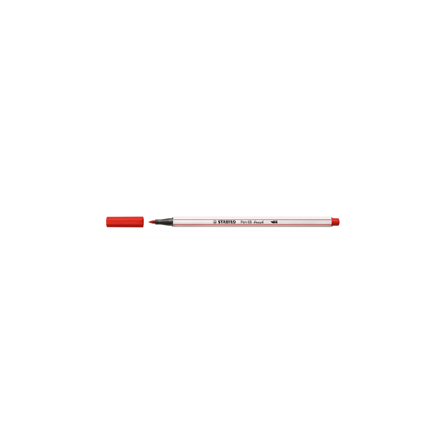3202-ROTULADOR PUNTA FIBRA PINCEL PEN 68 BRUSH CARMIN STABILO 568/48