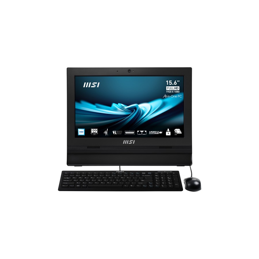 32029-MSI Pro AP162T ADL-042XEU All-in-One PC IntelR N N100 39,6 cm (15.6") 1920 x 1080 Pixeles Pantalla tactil PC todo
