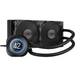 32043-Corsair Nautilus 240 RS LCD Procesador Sistema de refrigeracion liquida todo en uno 12 cm Negro 1 pieza(s)