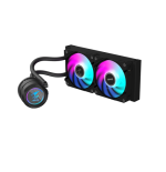 32057-GIGABYTE Refrigeracion liquida AIO AORUS WATERFORCE II 240 para CPU - 2 ventiladores ARGB de 120 mm, mecanismo de