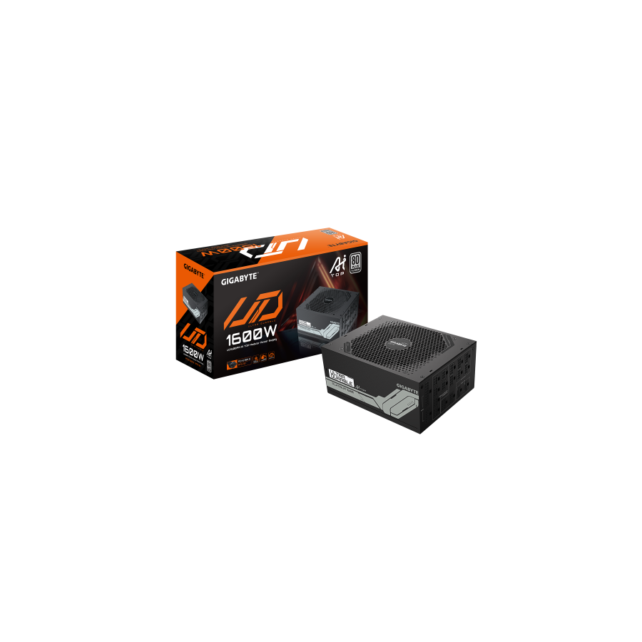 32072-GIGABYTE UD1600PM PG5 AI TOP Fuente de Alimentacion - PCIe 5.0, 80 PLUS Platinum, Diseno totalmente modular, Venti 32072-GIGABYTE UD1600PM PG5 AI TOP Fuente de Alimentacion - PCIe 5.0, 80 PLUS Platinum, Diseno totalmente modular, Venti
