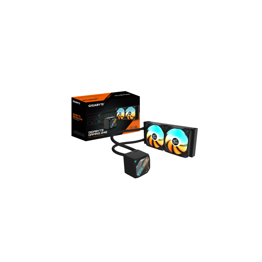 32078-GIGABYTE GAMING 240 Refrigeracion Liquida para CPU - 2x120mm Ventiladores ARGB, mecanismo de enclavamiento desliza 32078-GIGABYTE GAMING 240 Refrigeracion Liquida para CPU - 2x120mm Ventiladores ARGB, mecanismo de enclavamiento desliza