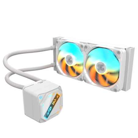 32081-GIGABYTE GAMING 240 ICE Refrigeracion Liquida para CPU - 2x120mm Ventiladores ARGB, mecanismo de enclavamiento des