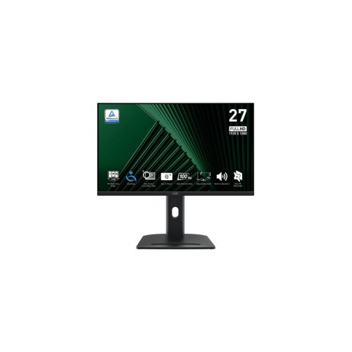 32143-MSI MONITOR PRO MP275PG. 27" IPS PLANO. 1920x1080. 100Hz. NEGRO