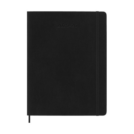 32158-AGENDA 18M 2025-2026 SEMANAL XL (19 X 25 CM) NEGRA TAPA BLANDA MOLESKINE DSB18WN4Y26