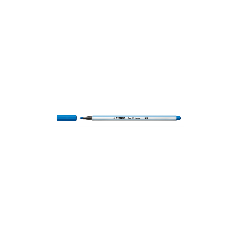 3216-ROTULADOR PUNTA FIBRA PINCEL PEN 68 BRUSH AZUL OSCURO STABILO 568/41