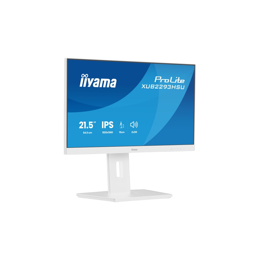 32178-MONITOR IYAMA PROLITE, 21,5 PULAGADS, 54,5 CM, IPS PANEL TECHNOLOGY LED, 1920X1080, 100 HZ, MATE BLANCA 32178-MONITOR IYAMA PROLITE, 21,5 PULAGADS, 54,5 CM, IPS PANEL TECHNOLOGY LED, 1920X1080, 100 HZ, MATE BLANCA