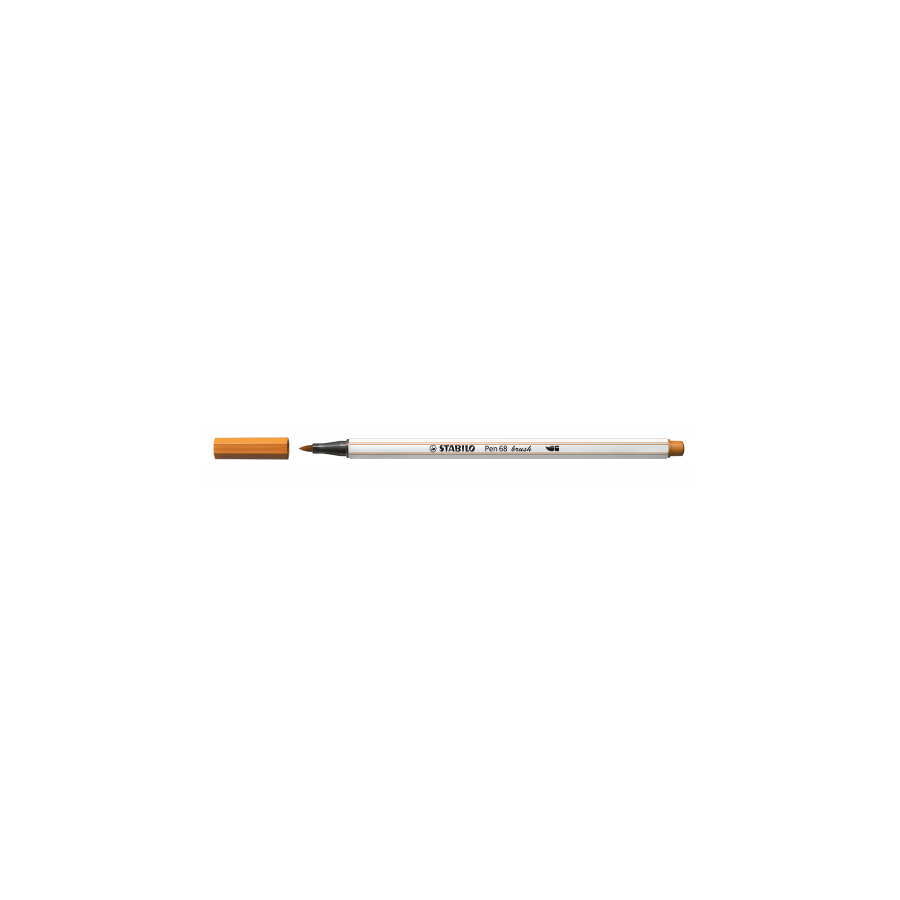 3226-ROTULADOR PUNTA FIBRA PINCEL PEN 68 BRUSH OCRE OSCURO STABILO 568/89