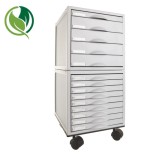 32266-MODULO ARCHISYSTEM DE 9 CAJONES 356X316X303 MM GRIS ARCHIVO 2000 8409C GS