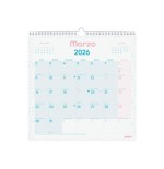32360-CALENDARIO 2026 PARED TRENDY CHIC ESCRIBIR 300X300MM TURQUESA FINOCAM 787005826