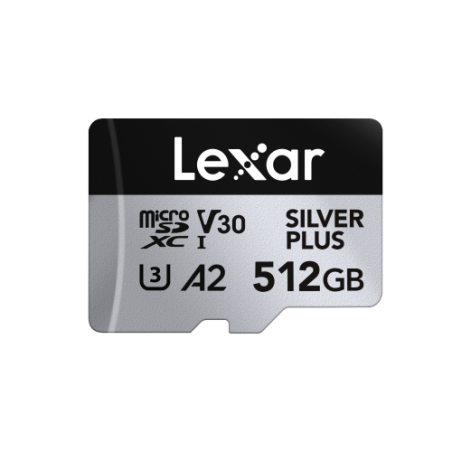 32456-Lexar Professional SILVER PLUS 512 GB MicroSDXC UHS-I