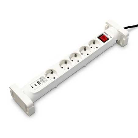 32485-Salicru SPS SAFE 5S+ Blanco 5 salidas AC 230 V 1,4 m