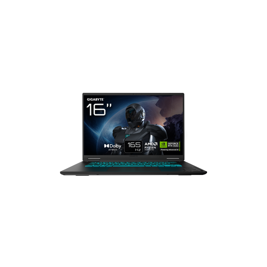 32805-GIGABYTE GAMING A16 3WHK3PT864SD ordenador portatil AMD RyzenT 7 260 Portatil 40,6 cm (16") WUXGA 32 GB DDR5-SDRAM