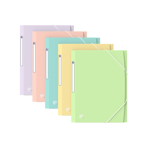 32875-CARPETA DE GOMAS CON SOLAPAS OXFORD URBAN TP A4+ - SURTIDO PASTEL OXFORD 400187619
