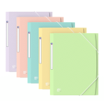 32875-CARPETA DE GOMAS CON SOLAPAS OXFORD URBAN TP A4+ - SURTIDO PASTEL OXFORD 400187619