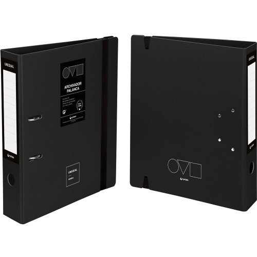 32900-ARCHIVADOR A4 65MM EN POLYFOAM UNEQUAL MINIMAL NEGRO GRAFOPLAS 17262810