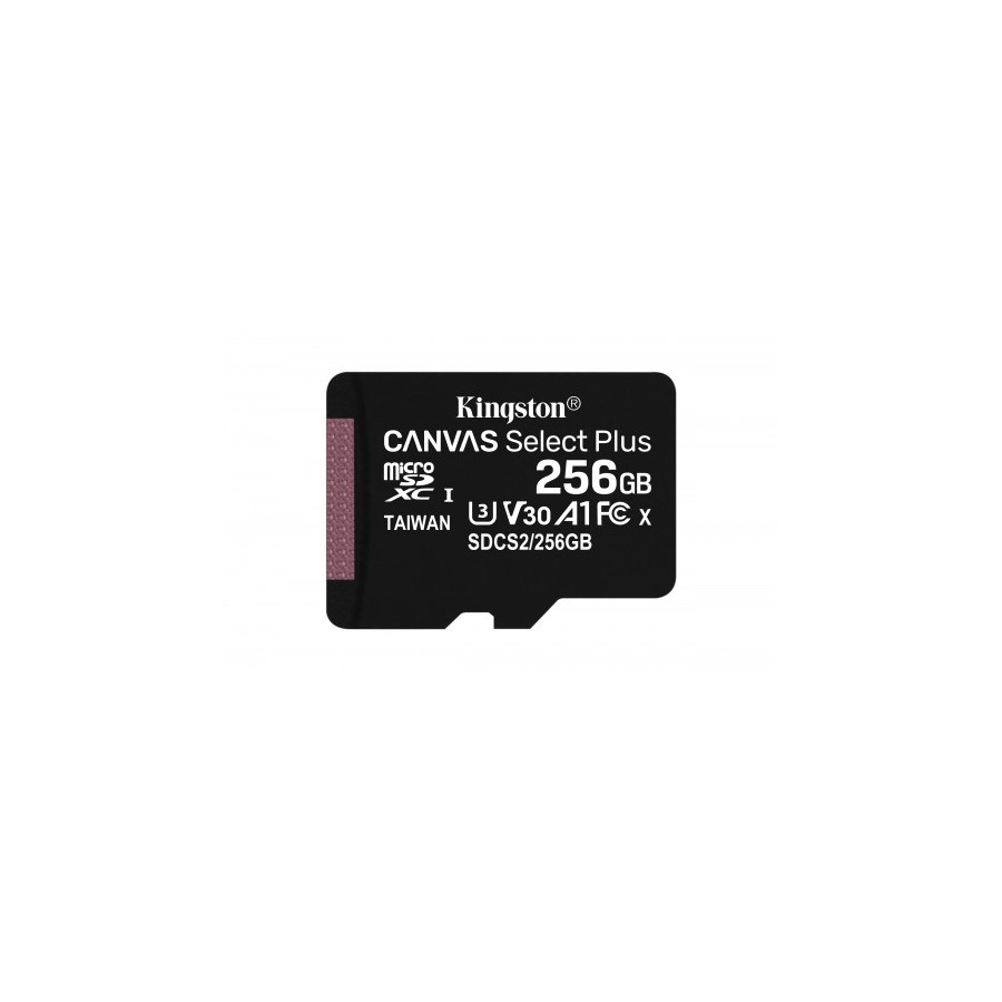 3314-Kingston Technology Canvas Select Plus memoria flash 256 GB MicroSDXC Clase 10 UHS-I
