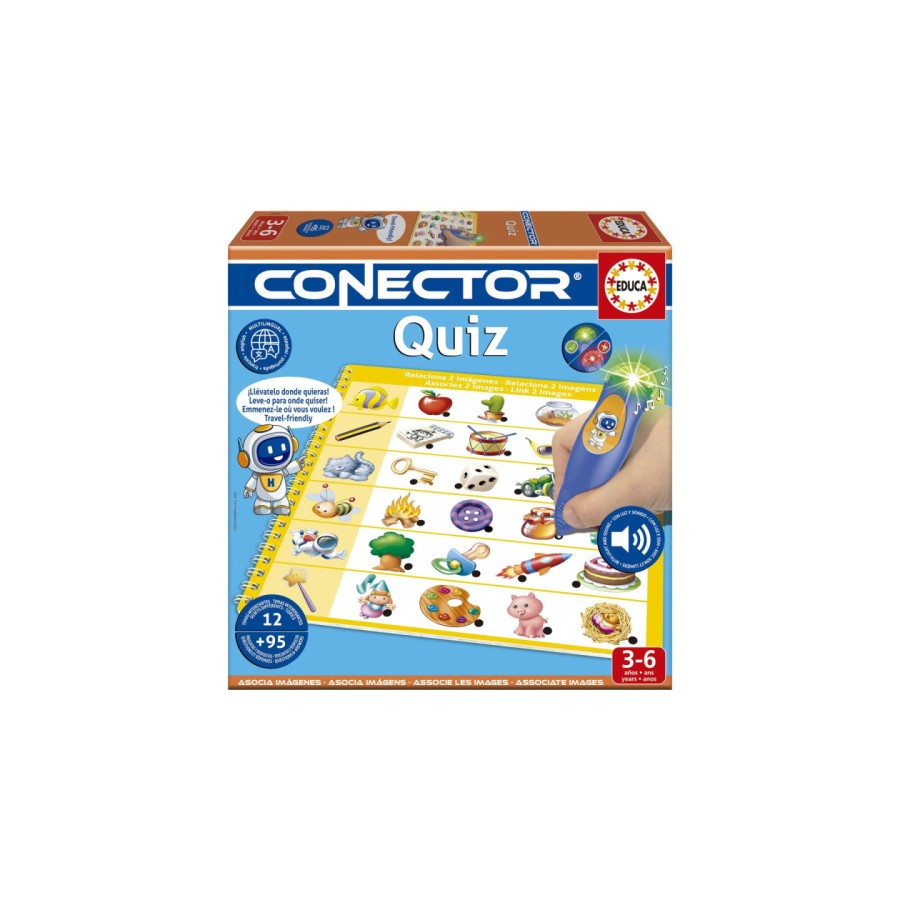 33176-JUEGO EDUCATIVO CONECTOR QUIZ (MULTI) EDUCA 20392