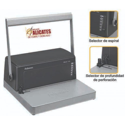 33265-ENCUADERNADORA METAL 100 FELLOWES 0030102