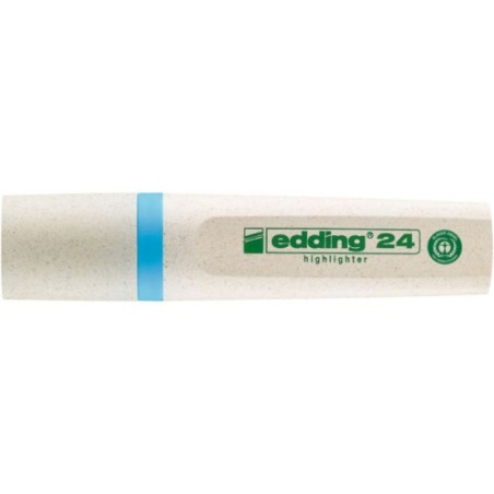 33399-MARCADOR FLUORESCENTE ECOLINE 24 COLOR AZUL CLARO EDDING 24-010