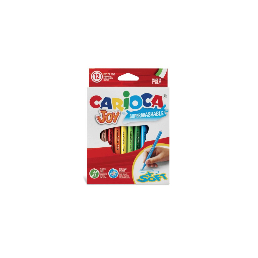 3341-CAJA 12 ROTULADORES COLORES JOY CARIOCA 40614 3341-CAJA 12 ROTULADORES COLORES JOY CARIOCA 40614