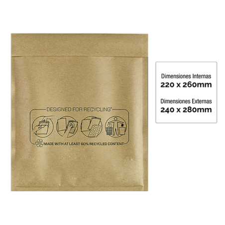 33547-CAJA 100 BOLSAS BURBUJA BB-15 220X260 BANKERS BOX 7375502