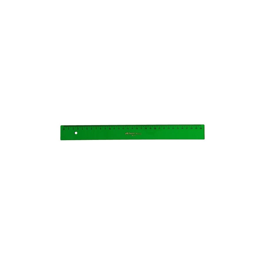 3355-REGLA GRADUADA 30CM VERDE FABER CASTELL 813