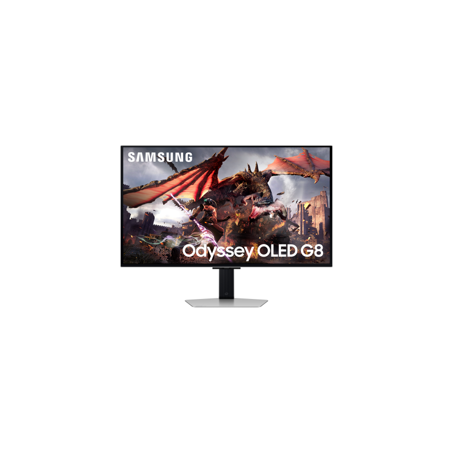 33620-Samsung G80SD pantalla para PC 81,3 cm (32") 3840 x 2160 Pixeles 4K Ultra HD OLED Plata