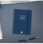 33622-AGENDA 2026 BASIC OPAQUE E10 155X212MM SEMANA VISTA HORIZONTAL AZUL FINOCAM 742761026