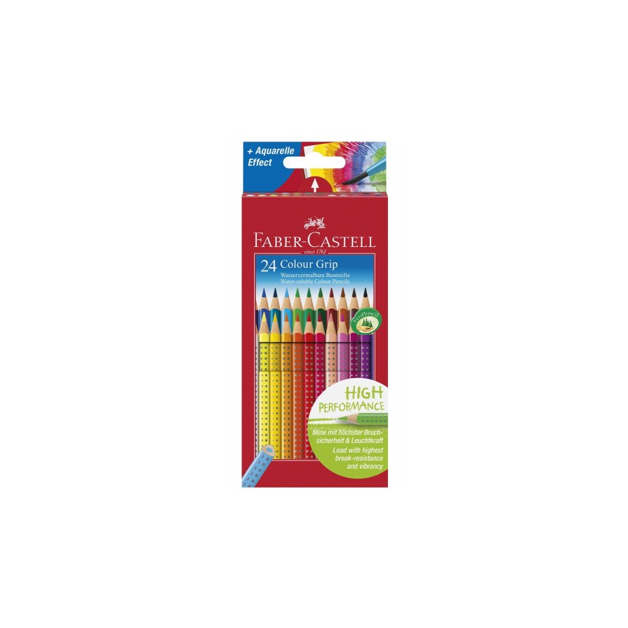 3367-ESTUCHE 24 LAPICES COLOR GRIP FABER CASTELL 112424 3367-ESTUCHE 24 LAPICES COLOR GRIP FABER CASTELL 112424