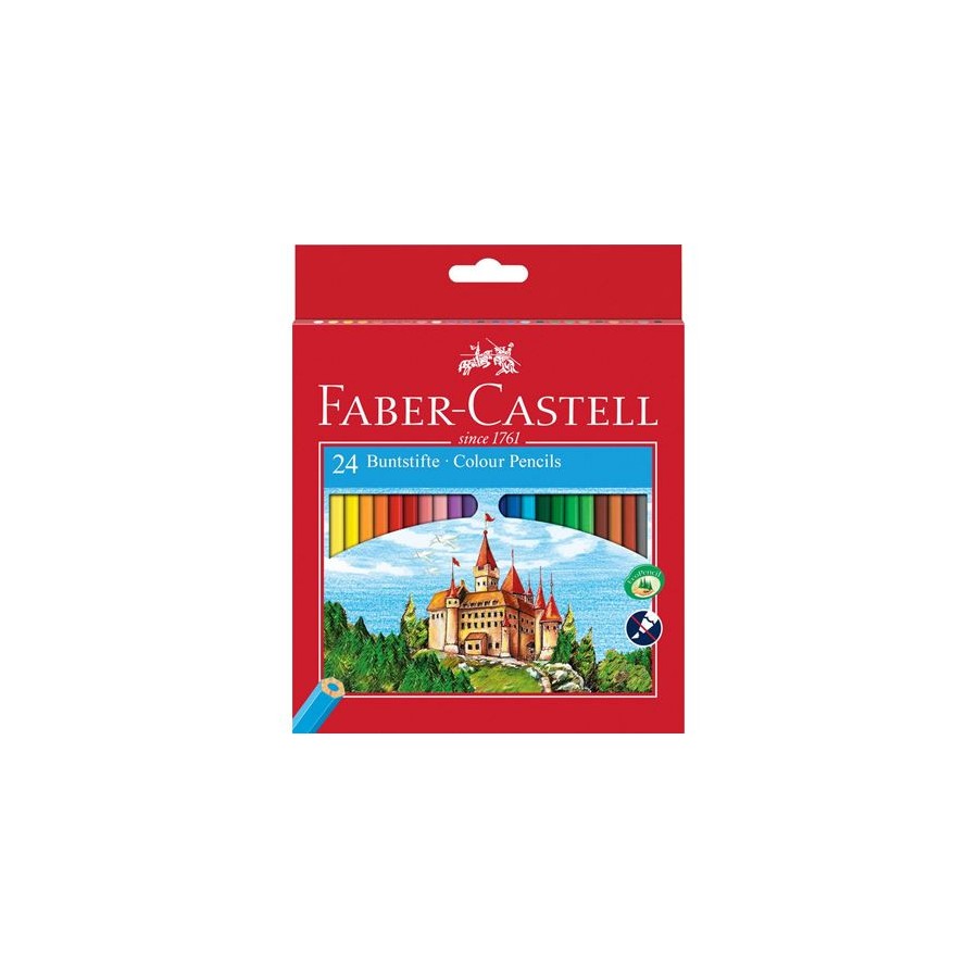 3374-ESTUCHE 24 LAPICES COLORES HEXAGONALES HT FABER CASTELL 120124 3374-ESTUCHE 24 LAPICES COLORES HEXAGONALES HT FABER CASTELL 120124