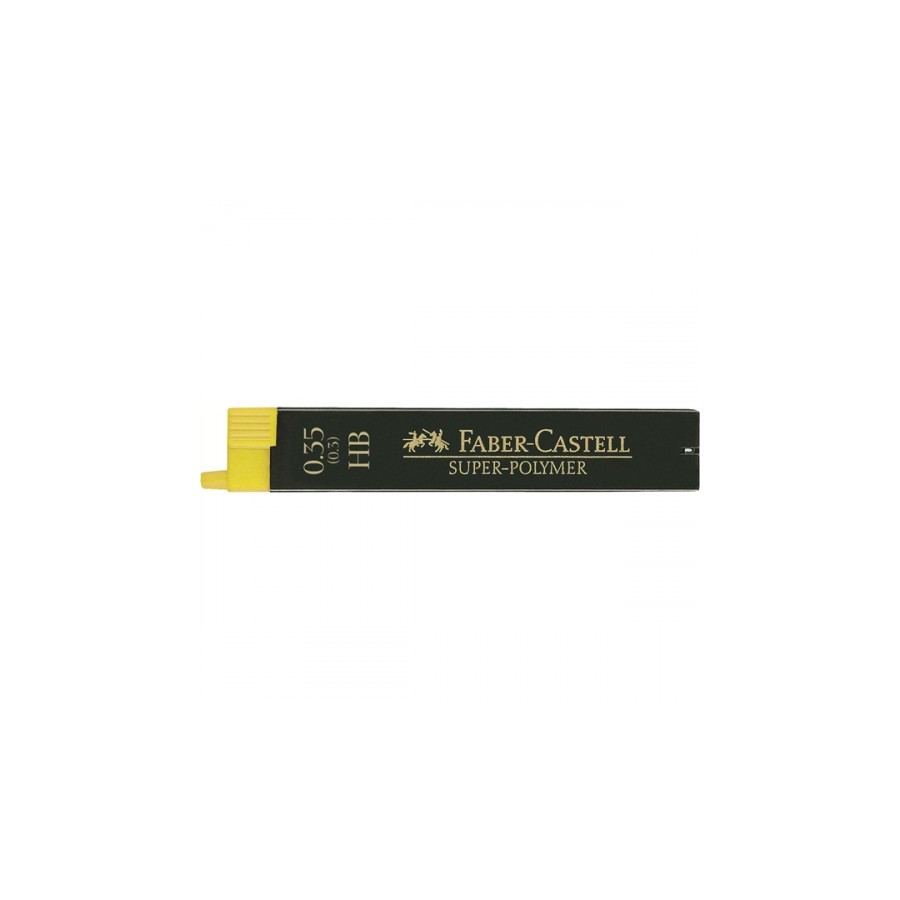 3375-ESTUCHE 12 MINAS 0.3MM SUPER POLIMERAS HB FABER CASTELL 120300