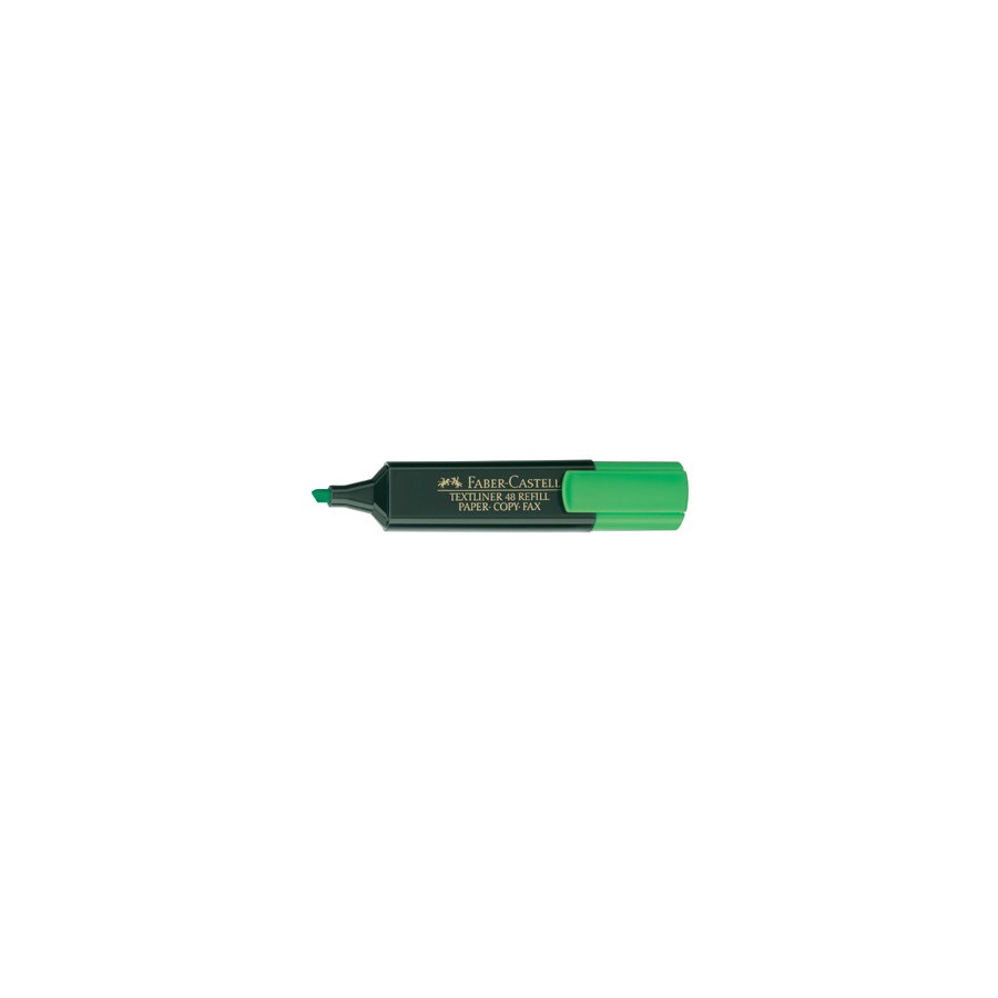 3398-MARCADOR FLUOR TEXTLINER VERDE FABER CASTELL 154863 3398-MARCADOR FLUOR TEXTLINER VERDE FABER CASTELL 154863