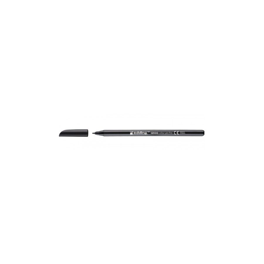 3412-ROTULADOR PUNTA FINA 1200 NEGRO EDDING 1200-01