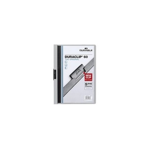 3438-DOSSIER CON CLIP 60 H A4 NEGRO DURABLE 2209-01